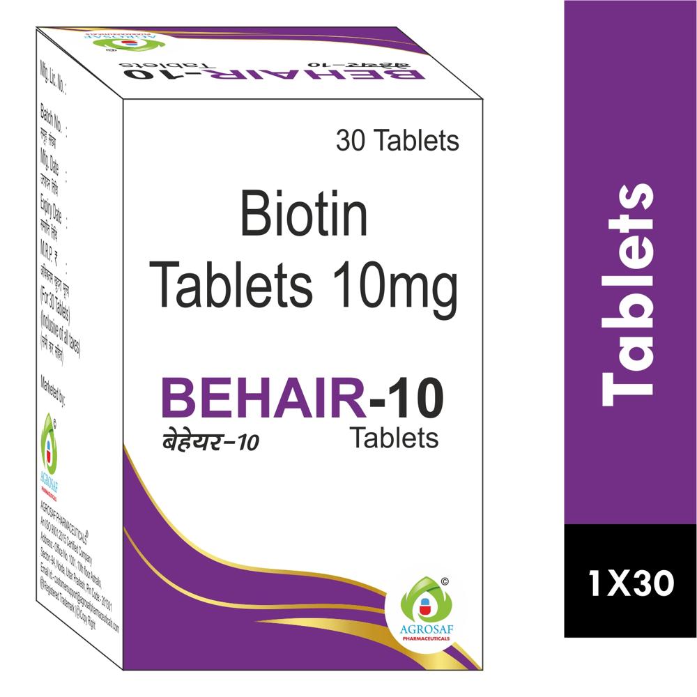 BEHAIR 10 TABLET - BIOTIN 10MG TABLET