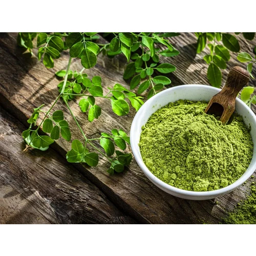 Organic Dried Moringa Leaves Powder - Ingredients: Herbs