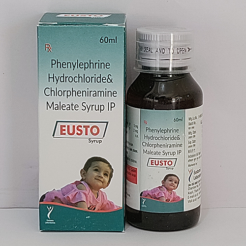 Eusto Suspension (Chlorpheniramine 2gm, and Phenylephrine Hcl 5mg Suspension 60ml)