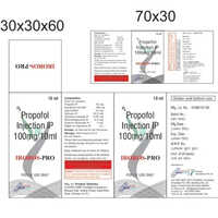 Propofol Injection 100mg - Physical Form: Liquid