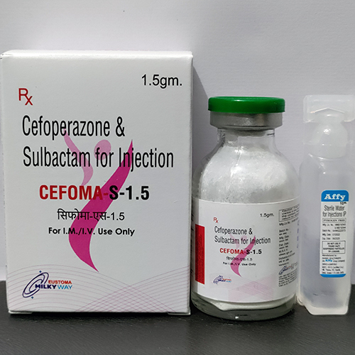 Cefoma S 1.5 Injection (Cefoperazone 1gm And Sulbactum 500mg )
