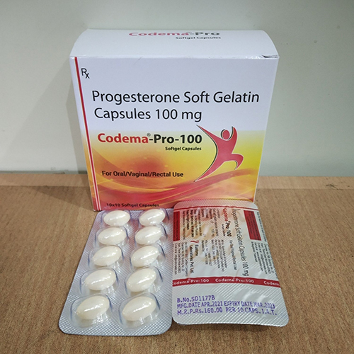 Codema-pro 100 Softgel Capsule ( Progesterone 100 Mg)