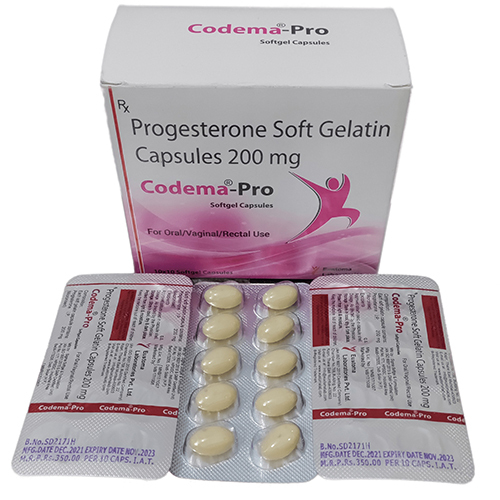 CODEMA-PRO 200 SOFTGEL CAPSULE ( PROGESTERONE 200 MG)