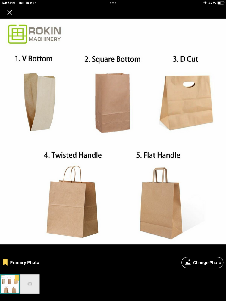 Paper Bag Making Machine - Grade: Automatic