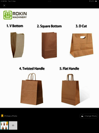 Paper Bag making machine