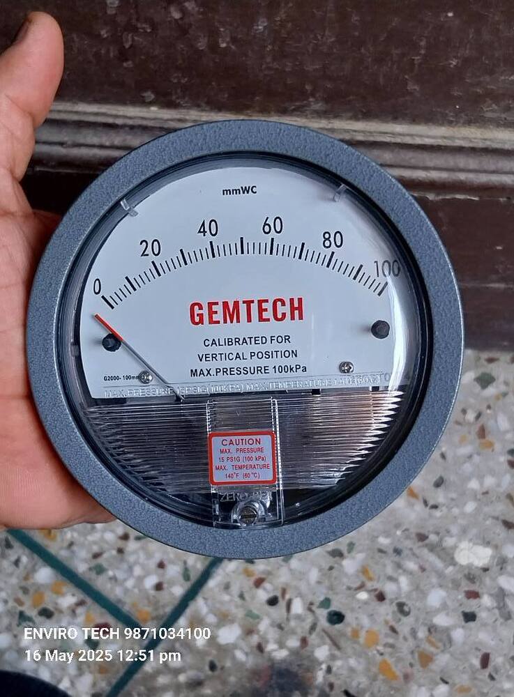 GEMTECH  Differential Pressure Gauge  In Tronica City Industrial Area Ghaziabad Uttar Pradesh