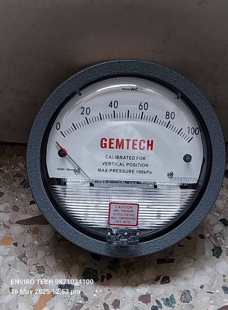 GEMTECH  Differential Pressure Gauge  In Tronica City Industrial Area Ghaziabad Uttar Pradesh