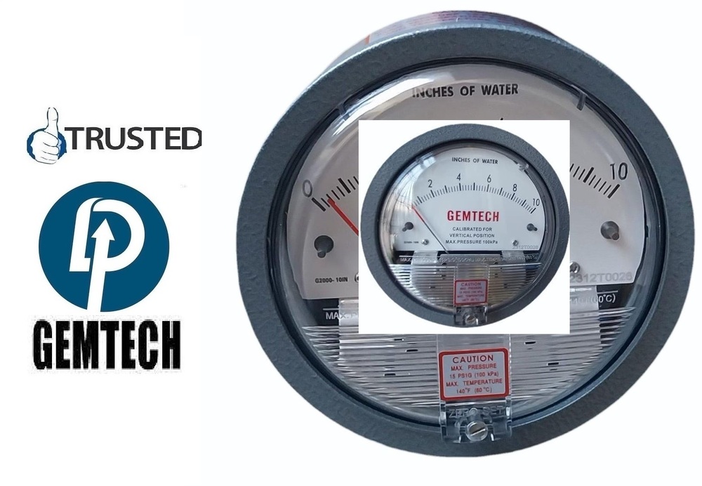 Gemtech Differential Pressure Gauge Wholesale Supplier From Bangalore