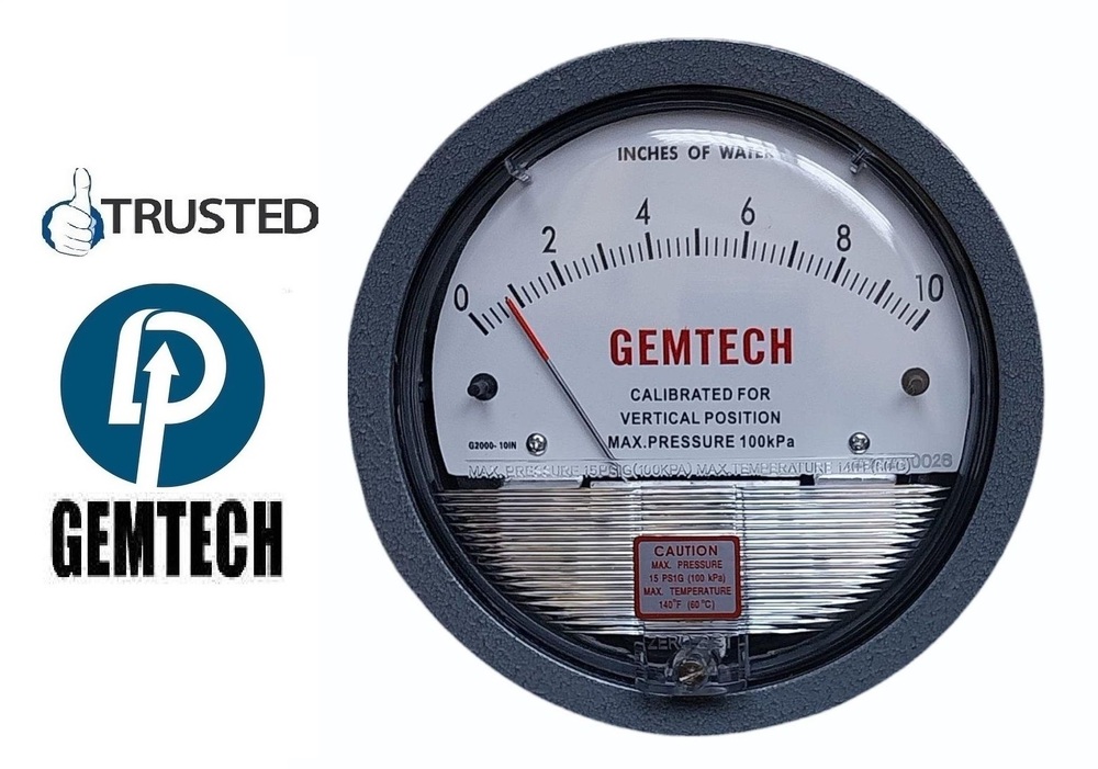 Gemtech Differential Pressure Gauge Wholesale Supplier From Bangalore