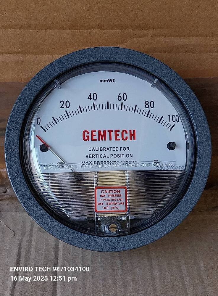 Gemtech Differential Pressure Gauge In Dombivli Maharashtra