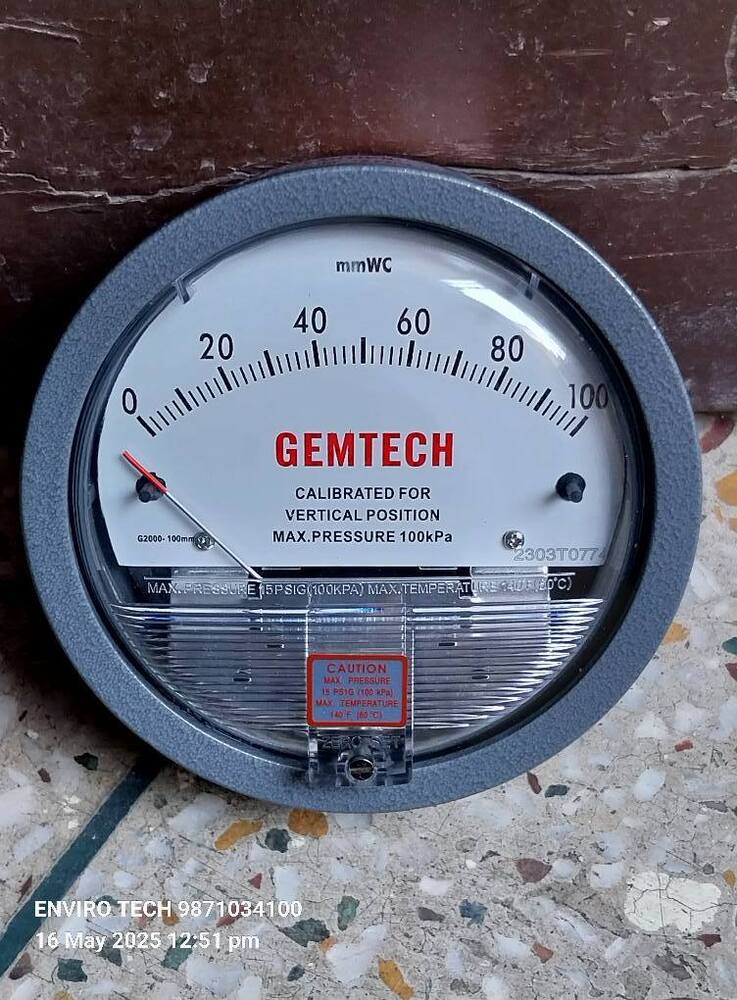 Gemtech Differential Pressure Gauge In Dombivli Maharashtra