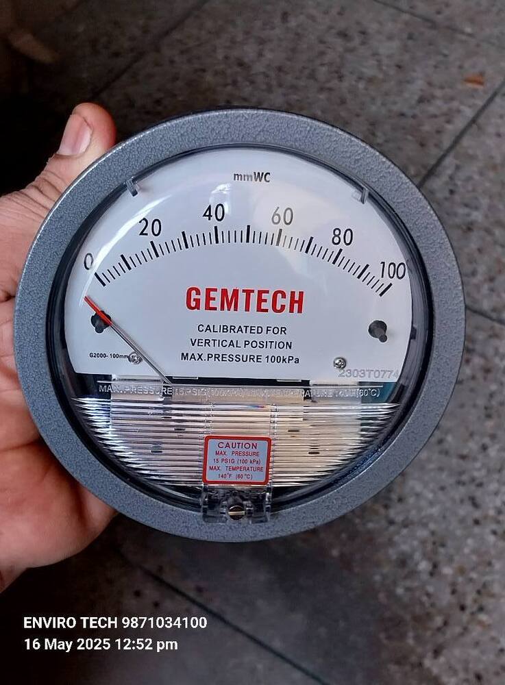Gemtech Differential Pressure Gauge In Dombivli Maharashtra