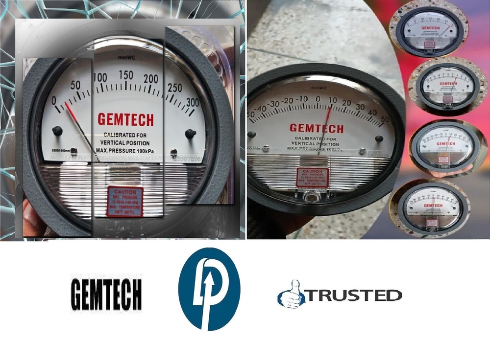GEMTECH Differential Pressure Gauges Distributors India for Aurangabad Maharashtra