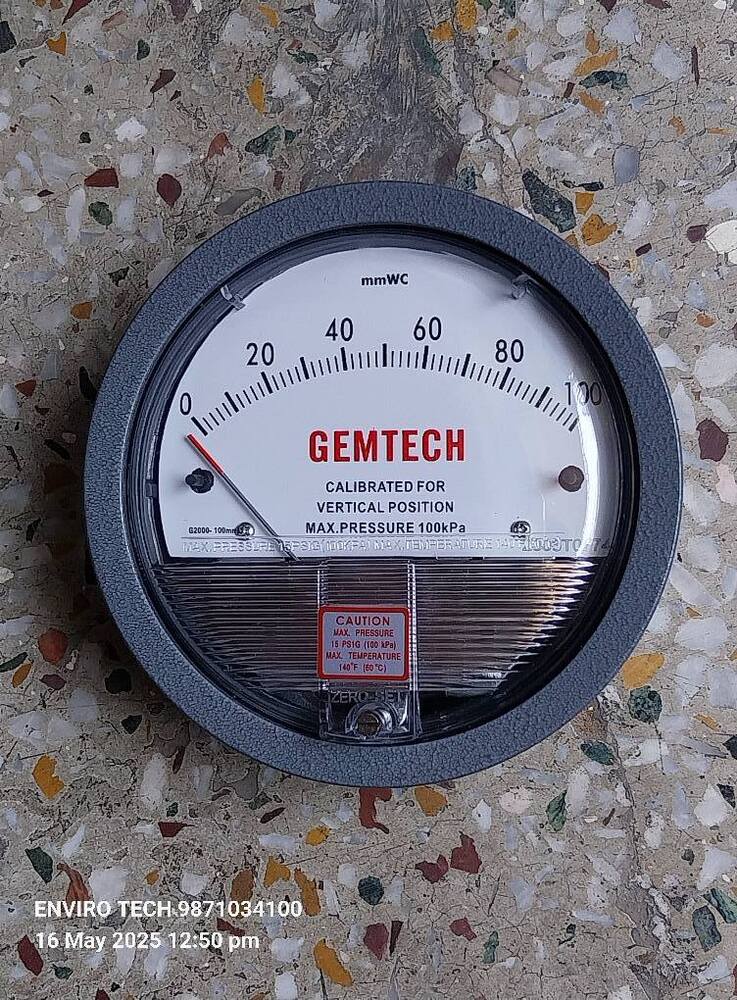GEMTECH_Make Differential Pressure Gauge Wholesalers