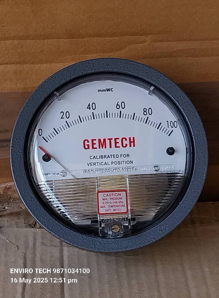 GEMTECH Differential Pressure Gauge In Farrukhabad Uttar Pradesh