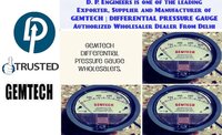 Gemtech Differential Pressure Gauges wholesalers Supplier by Karnataka