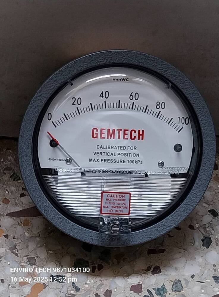 GEMTECH Differential Pressure Gauge In Bawana Industrial Area Delhi