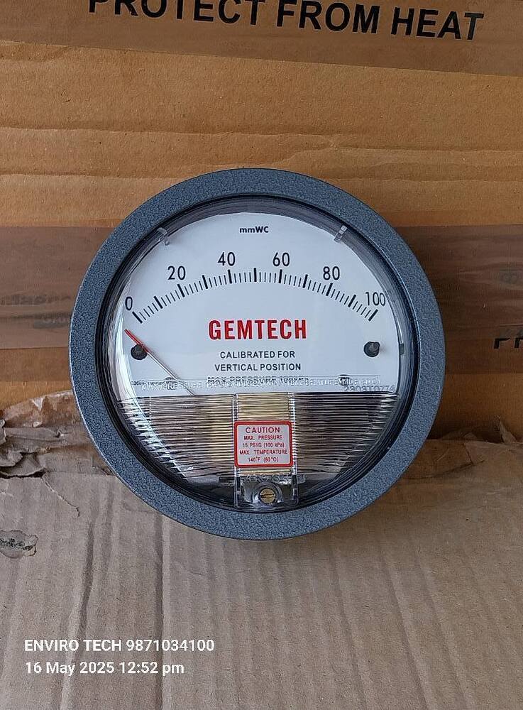 GEMTECH Differential Pressure Gauge In Bawana Industrial Area Delhi