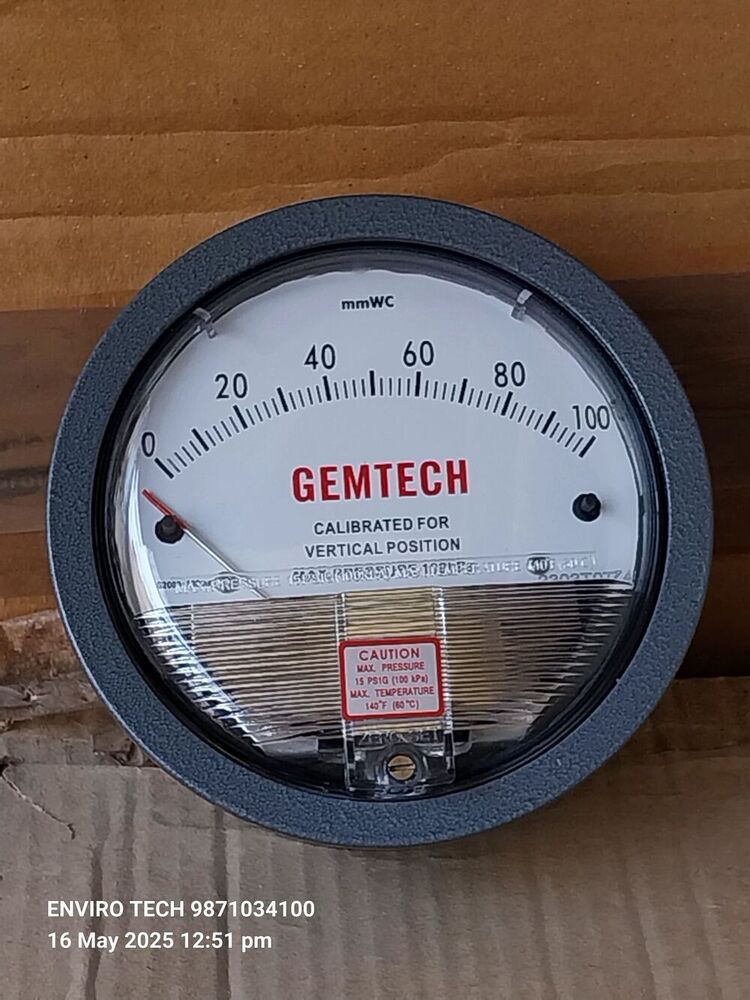 GEMTECH Differential Pressure Gauge In DSIIDC Industrial Area Bawana -110039 Delhi