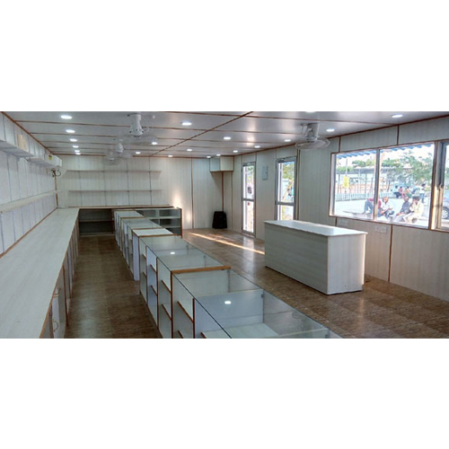 Portable Shop Container - Color: White