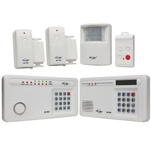 Wireless Security Alarm - Color: White