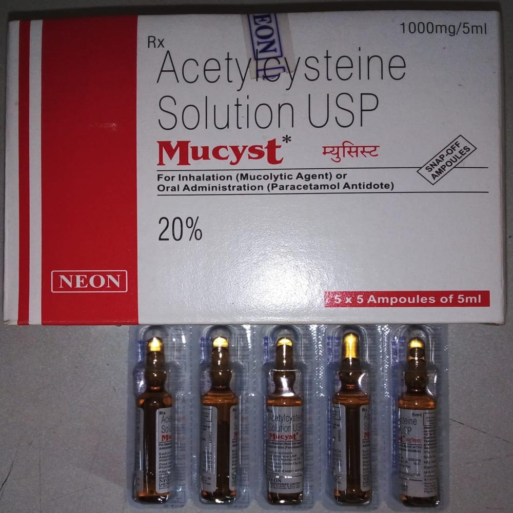 MUCYST 1000MG/5ML