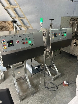 Induction Sealing Machine - Stainless Steel, 100 Kilograms, Electric Drive, 240V | Heat & Induction Sealing, Durable, Heavy Duty, Rust Proof