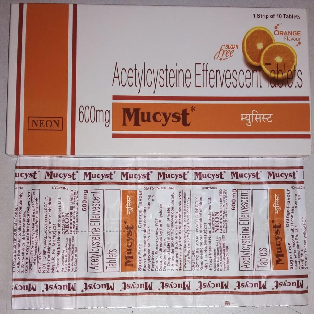 Mucyst 600Mg - Drug Type: Injection