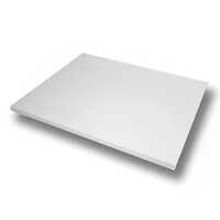 White Eva Rubber Sheet - Pattern: Plain