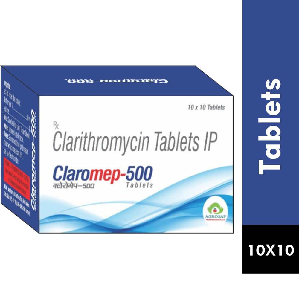 CLAROMEP 500 TABLET - Clarithromycin (500mg)