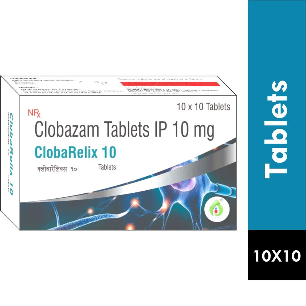 CLOBARELIX 10 TABLET - Clobazam (10mg)