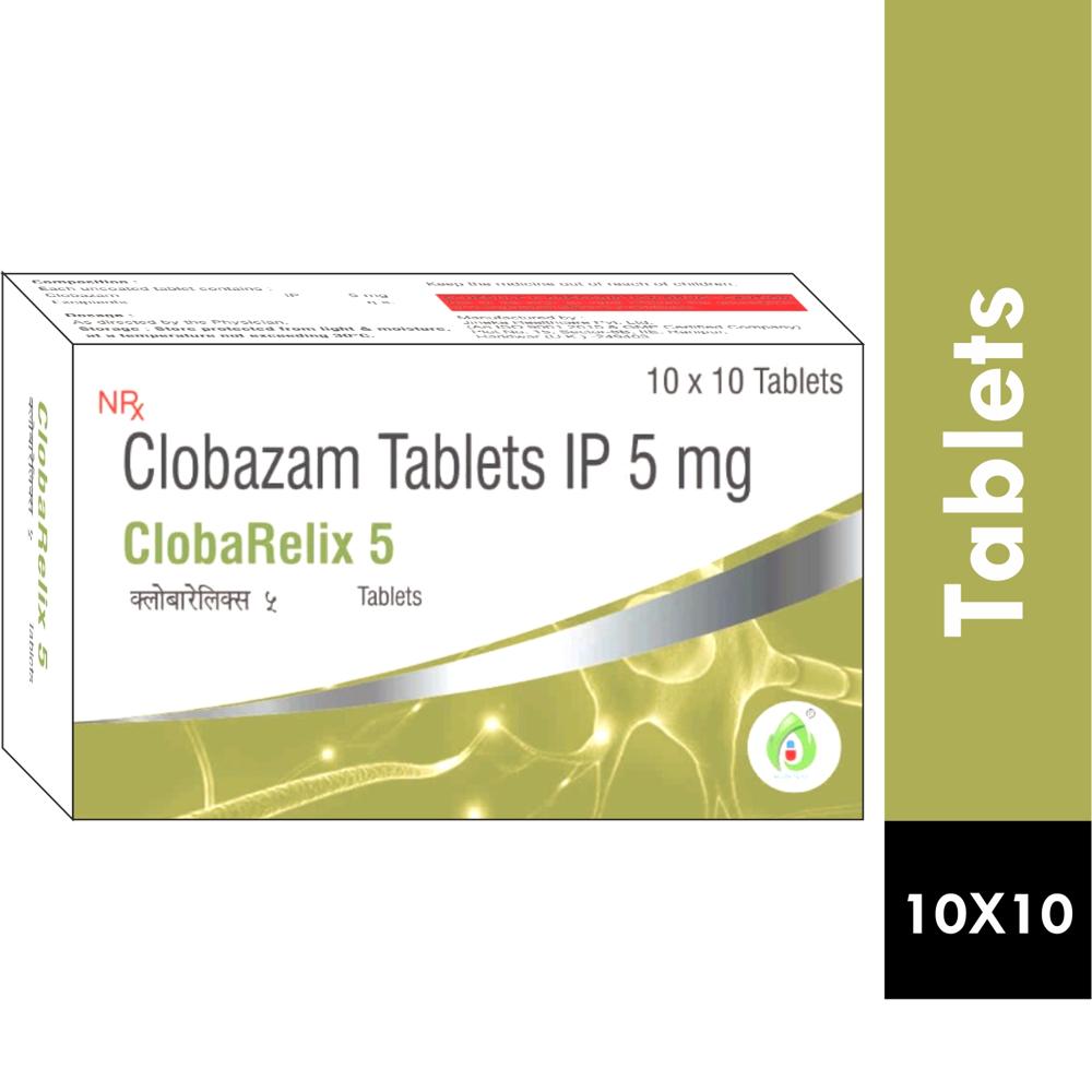 CLOBARELIX 5 TABLET - CLOBAZAM 5MG TABLET