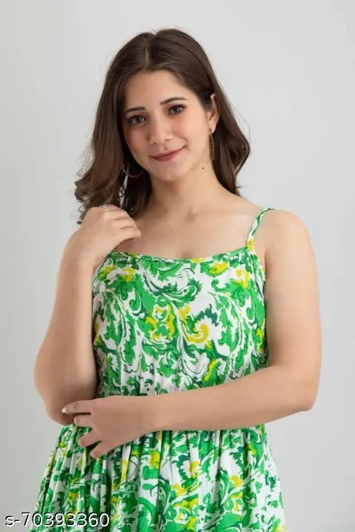 Floral Western dress
