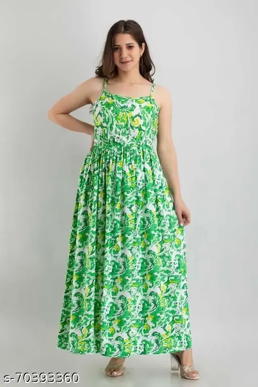 Floral Western dress