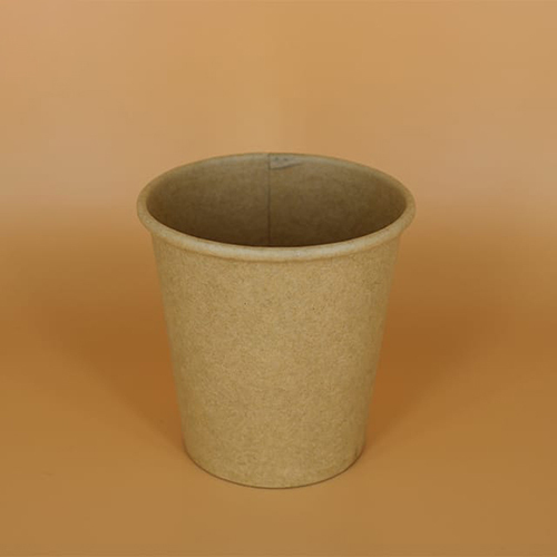 Plain Brown Paper Cup