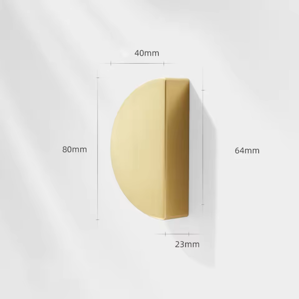 Monarch Cabinet Handle | Kitchen Cabinet Pull | Drawer Pull | Wardrobe Handle | Semi-Circle Shape Handle
