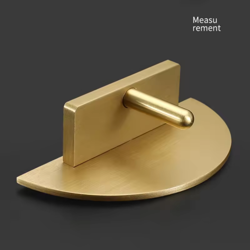Elysian Cabinet Handle | Kitchen Cabinet Pull | Drawer Pull | Wardrobe Handle | Semi-circle Shape Handle | Moon Handle | Bedroom Furniture Pull - Color: Matte Gold
