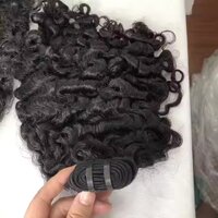 Natural Curly Weft Hair Bundles Natural Hair Weaving Raw Hair Extension ( 12 ,14,16 ) Inches