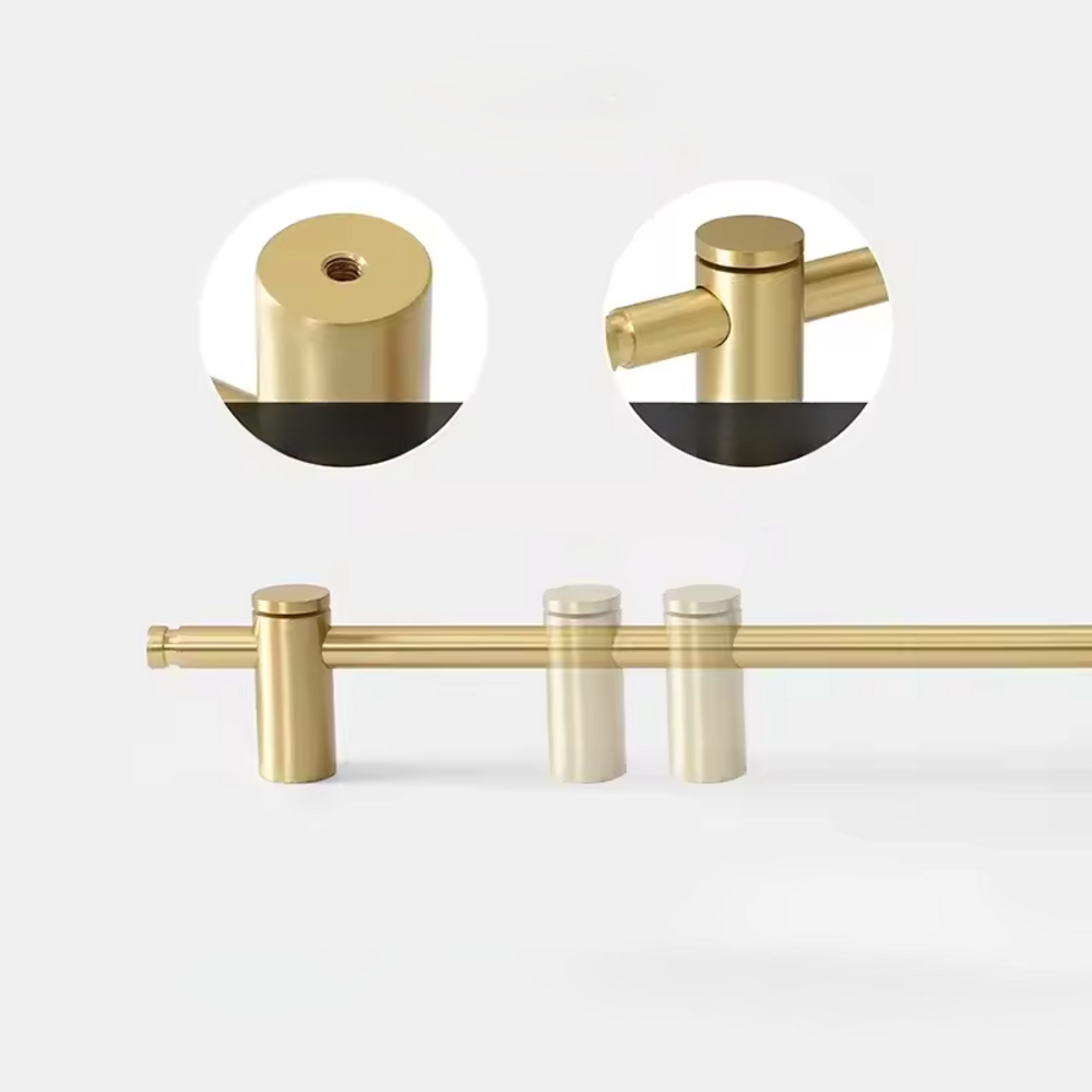 Cosmic Cabinet Handle | Kitchen Cabinet Handle | Drawer Pull | Wardrobe Handle | Cupboard Handle | Glass Door Handle | Luxurious Long Handle - Color: Matte Gold