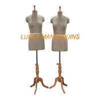 Female Half Dummy With Wooden Stand
