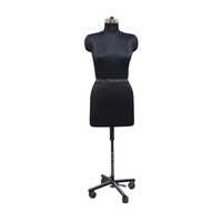 Female Half Dummy With Wooden Stand