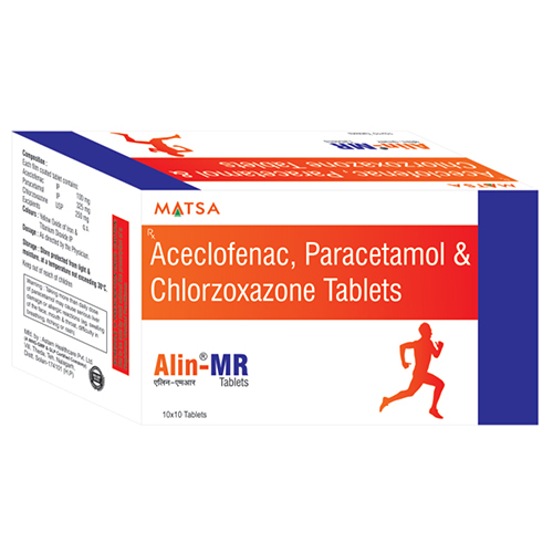 Aceclofenac Paracetamol And Chlorzoxazone Tablets