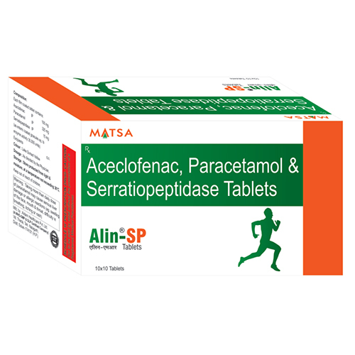 Aceclofenac Paracetamol And Serratiopeptidase Tablets