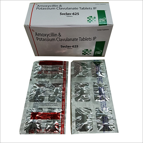 Amoxycillin And Potassium Clavulanate Tablets IP - General Medicine, For All Ages, Tablet Form, Store In A Cool Place, Follow Dosage Guidelines
