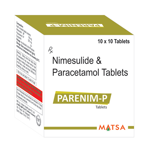 Nimesulide And Paracetamol Tablets