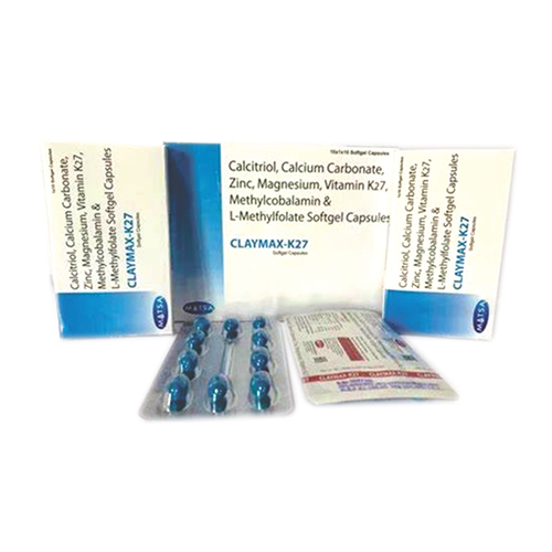 Calcitriol 0.25Mcg + Calcium Carbonate 500Mg + Vitamin K2- 7 45Mcg + Mecobalamin 1500Mcg + Magnesium 50Mg + Boron 1.5Mg  + Zinc Sulphate 7.5Mg Soft Gelatin