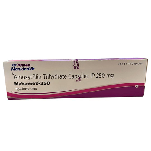 250 MG Amoxycillin Trihydrate Capsules IP