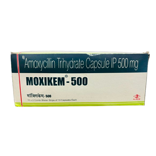 500 MG Amoxycillin Trihydrate Capsules IP