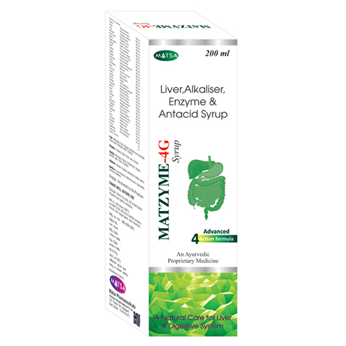 200 ML Liver Alkaliser Enzyme And Antacid Syrup