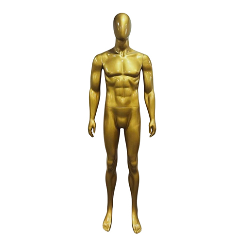 Male Standing Golden Mannequin - Color: Different Available